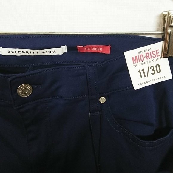 Rider Crop Mid Rise 11/30 Skinny Stretch NEW - Picture 6 of 6